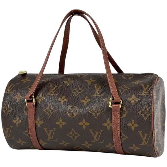 Louis Vuitton Papillon 26 Barrel Bag Old Style Monogram Brown M51386 Women's